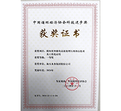 Science and Technology Award of China Association of Circular Economy